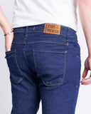 Calça Jeans PRS Azul Lisa Skinny Com Bolso Celular