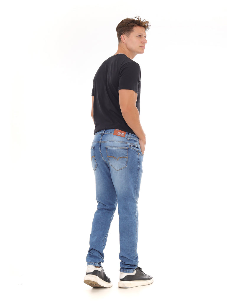 Calça Jeans PRS Skinny Blue Stone Com Bolso Celular