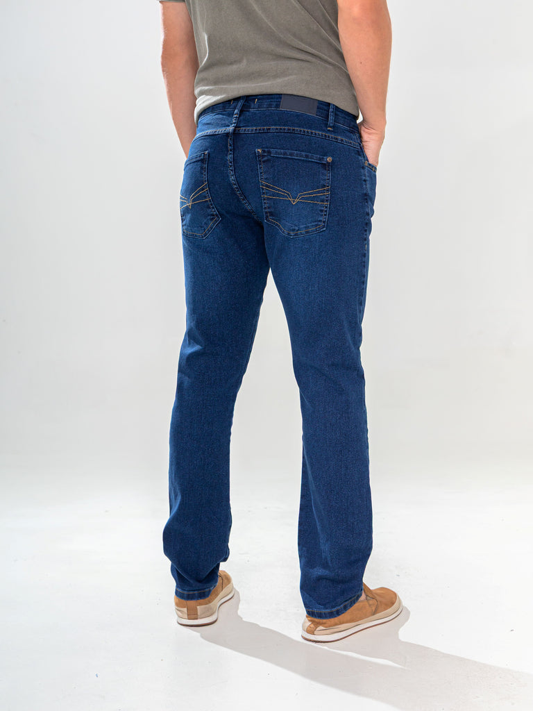 Calça Jeans PRS Skinny Azul Básica