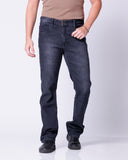 Calça Jeans Cowboy Masculina Country com Bolso Celular Preta Stonada