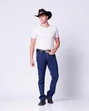 Calça Jeans Reta Com Bolso Celular Várias Cores
