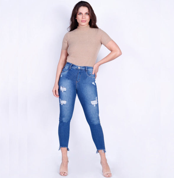 Calça Jeans PRS Skinny Jeans Com Bolso Celular