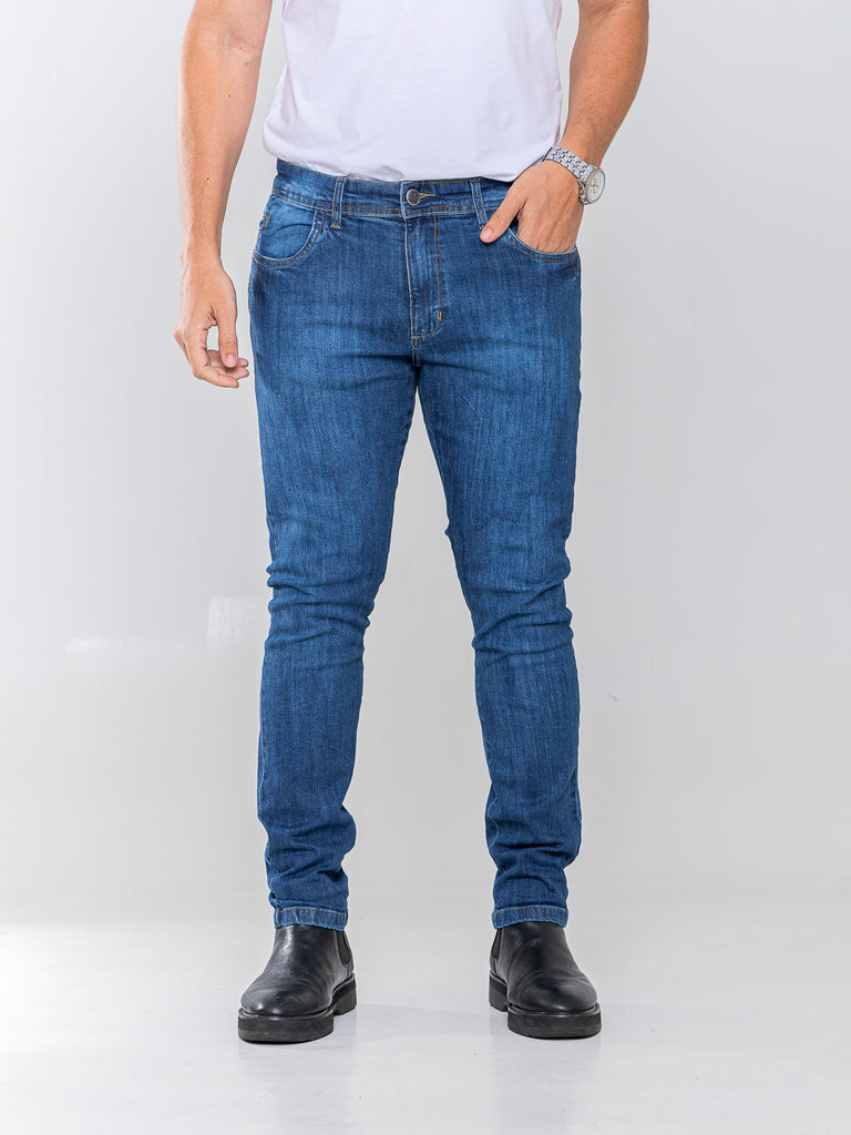 Calça Jeans PRS Skinny Basic Com Bolso Celular