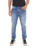 Calça Jeans PRS Skinny Blue Stone Com Bolso Celular