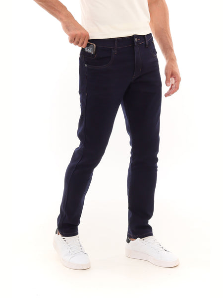Calça Jeans PRS Skinny Deep Dark Com Bolso Celular