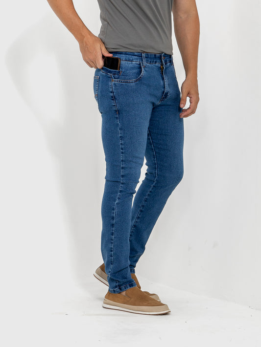 Calça Jeans PRS Skinny Com Bolso Celular