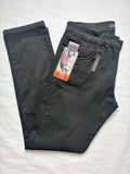 Calça Jeans PRS Preta Lisa Skinny Com Bolso Celular