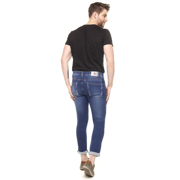 Calça Jeans PRS Super Skinny Moletom Com Bolso Celular
