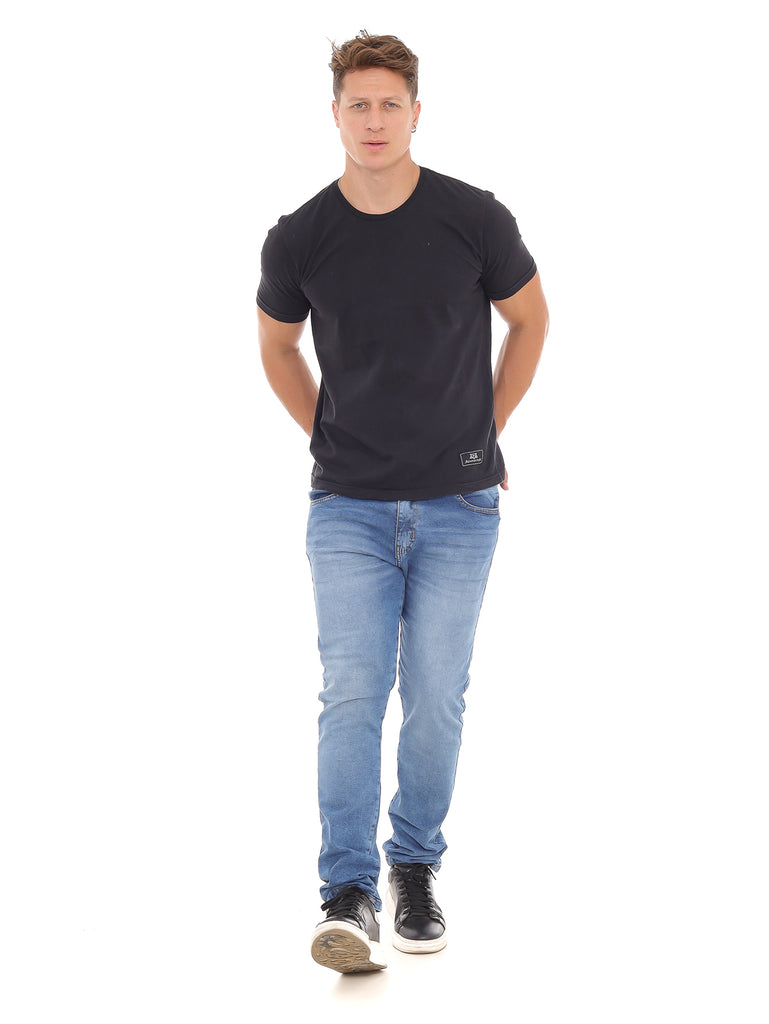 Calça Jeans PRS Skinny Blue Stone Com Bolso Celular