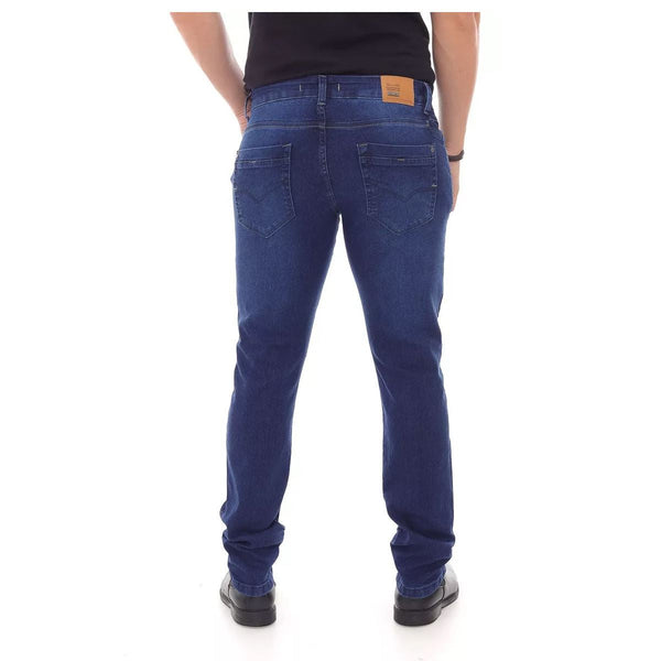 Calça Jeans PRS Comfort Blue Basic Com Bolso Celular
