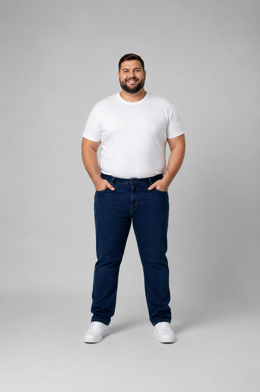 Calça Jeans Plus Size PRS Basica