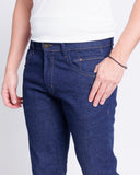 Calça Jeans PRS Azul Lisa Skinny Com Bolso Celular