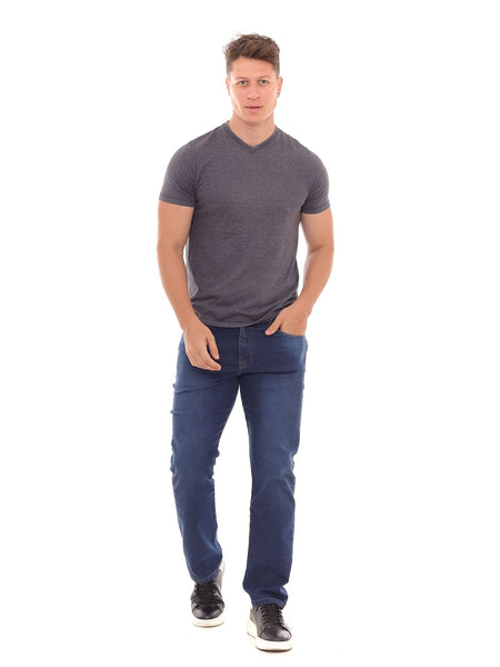 Calça Jeans Comfort Blue Sem Bolso Celular