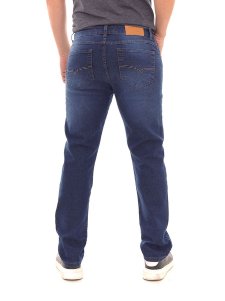 Calça Jeans Comfort Blue Sem Bolso Celular