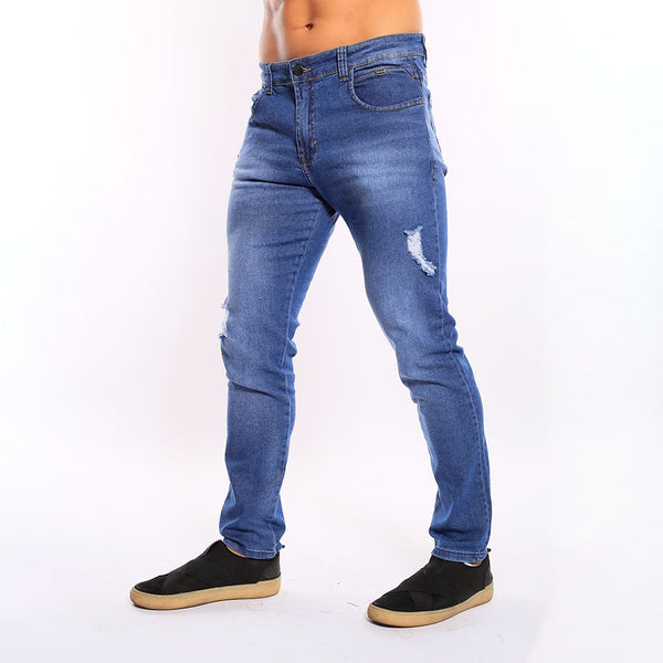 Calça Jeans PRS Bolso Celular Skinny Com Rasgos - PRS Jeans & Co.